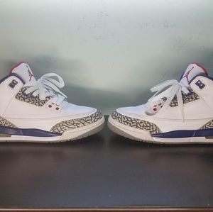 Air Jordan 3 retro OG BG true blue size 7